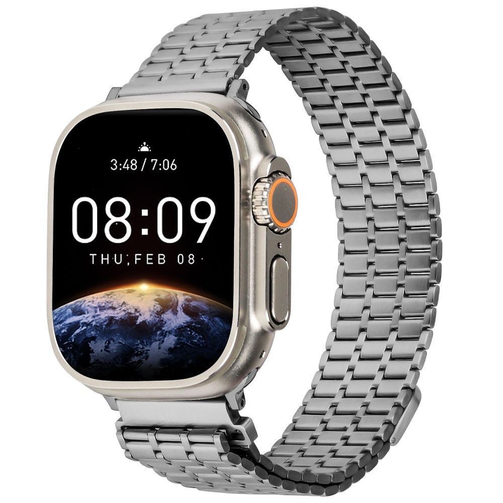 Ranneke Business Magnetic Apple Watch Ultra 2 49mm harmaa