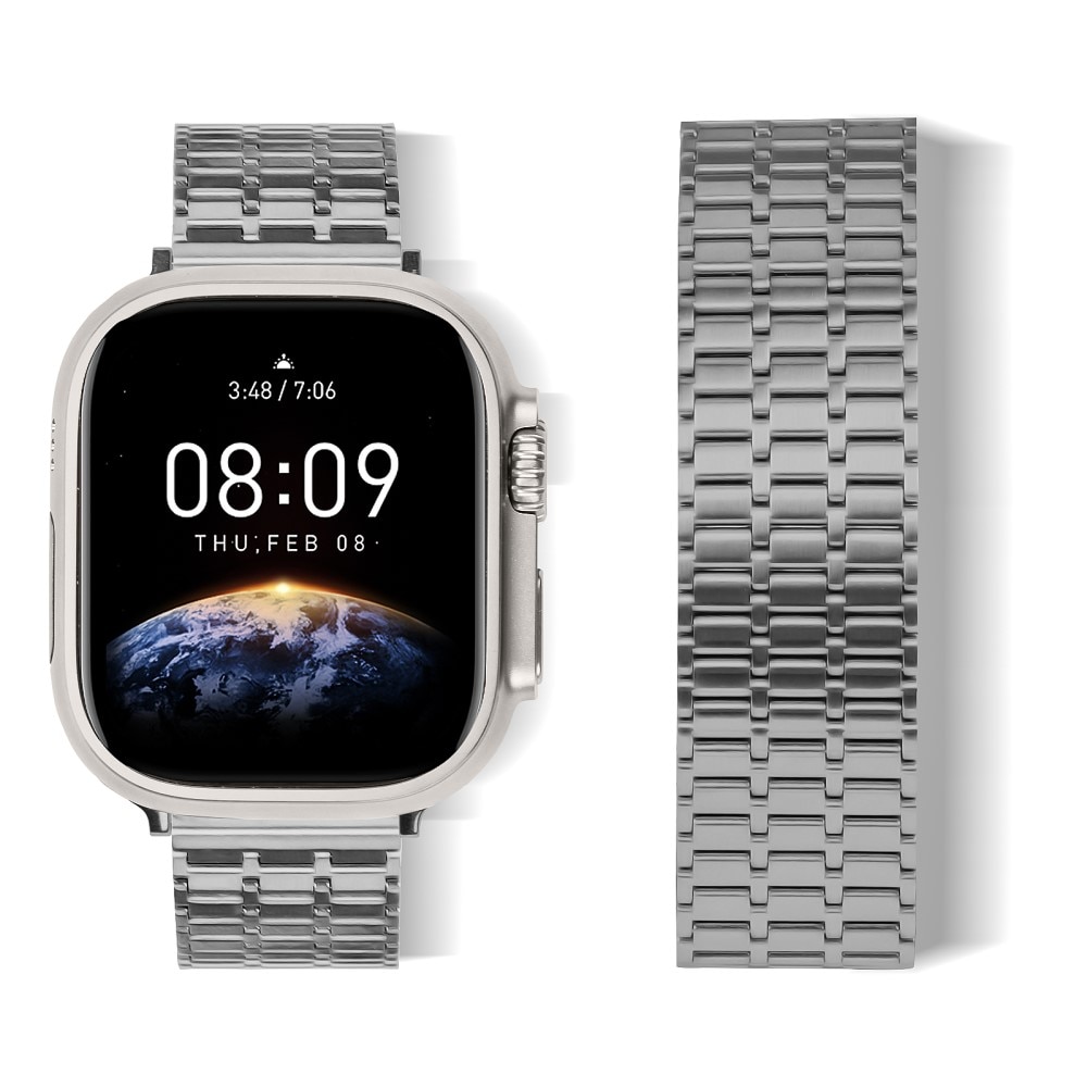 Ranneke Business Magnetic Apple Watch Series 10 46mm harmaa