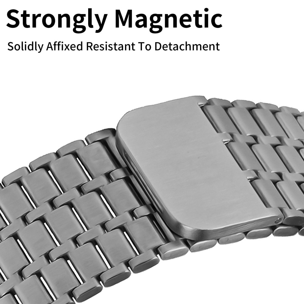 Ranneke Business Magnetic Apple Watch Series 10 46mm harmaa