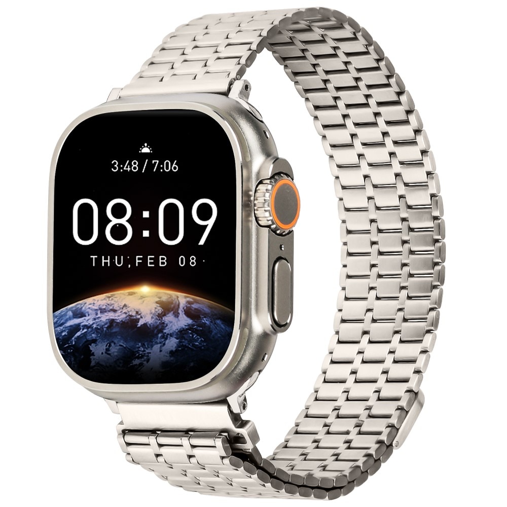 Ranneke Business Magnetic Apple Watch Ultra 49mm titaani