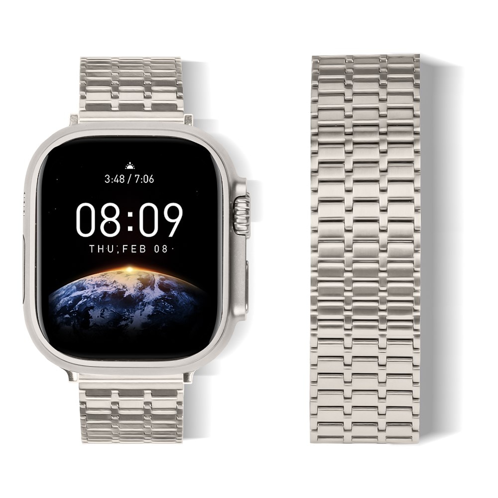 Ranneke Business Magnetic Apple Watch 41mm Series 7 titaani