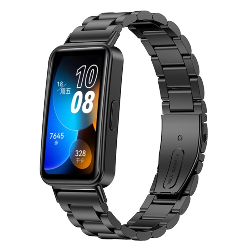 Metalliranneke Huawei Band 8 musta