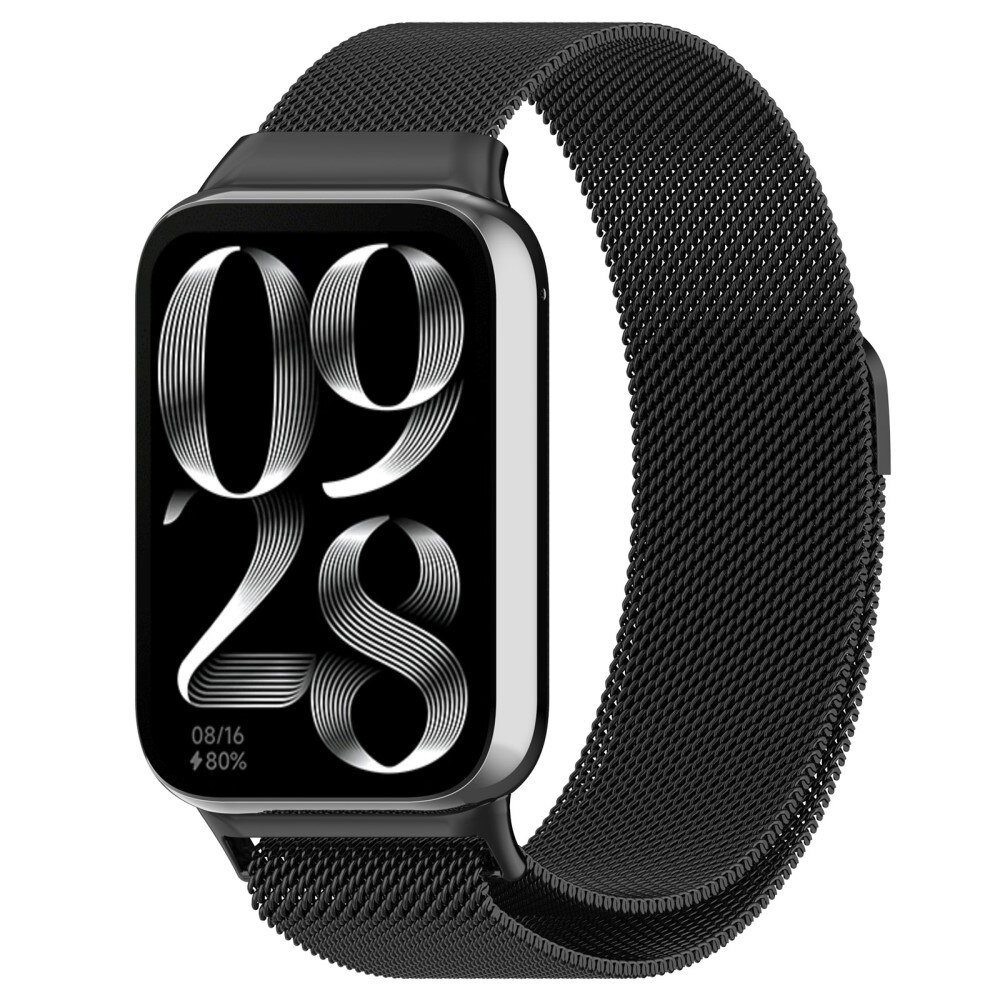 Ranneke Milanese Xiaomi Smart Band 8 Pro Musta
