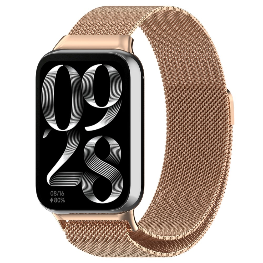 Ranneke Milanese Xiaomi Smart Band 8 Pro Ruusukulta