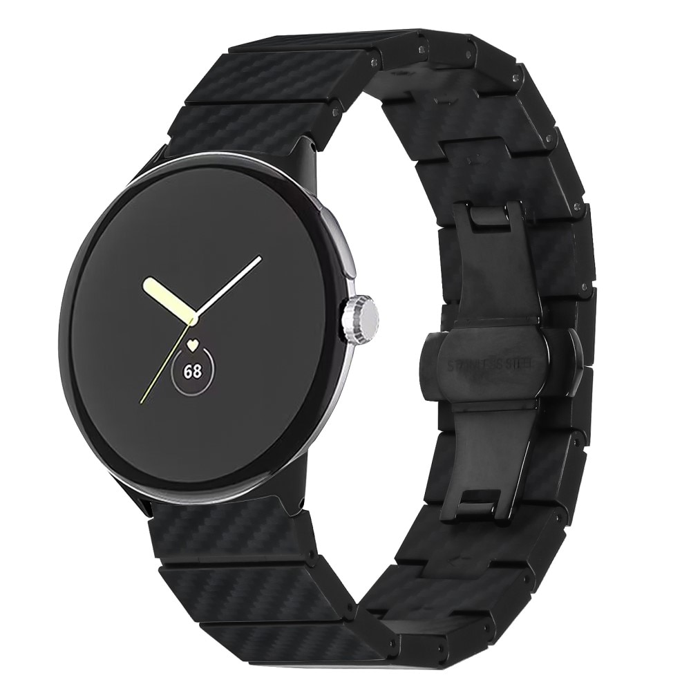 Lenkkiranneke Hiilikuitu Google Pixel Watch musta