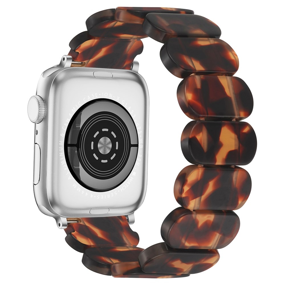 Elastinen hartsi ranneke Apple Watch 45mm Series 9 ruskea