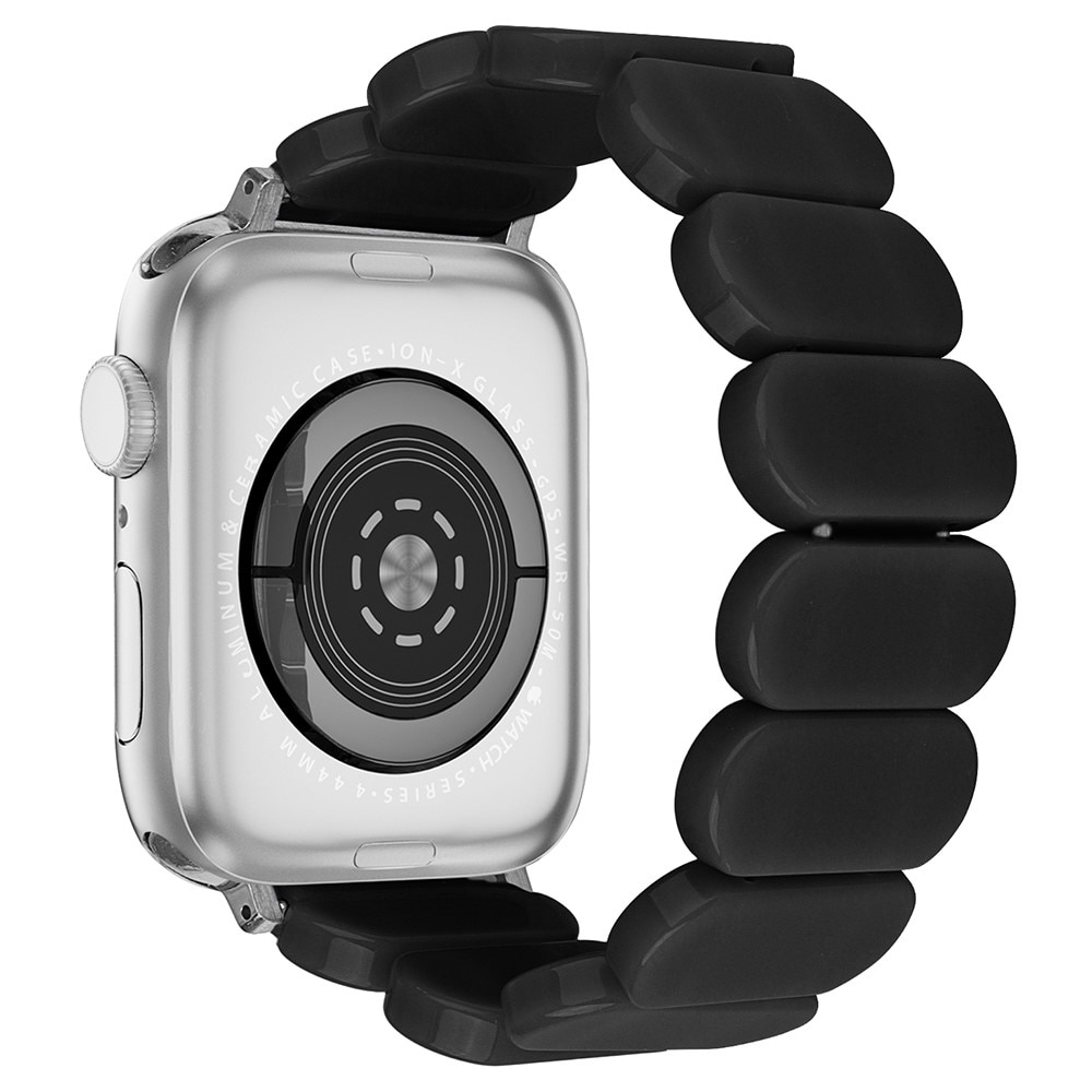 Elastinen hartsi ranneke Apple Watch 45mm Series 9 musta