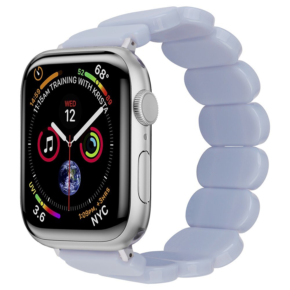 Elastinen hartsi ranneke Apple Watch 41mm Series 9 liila