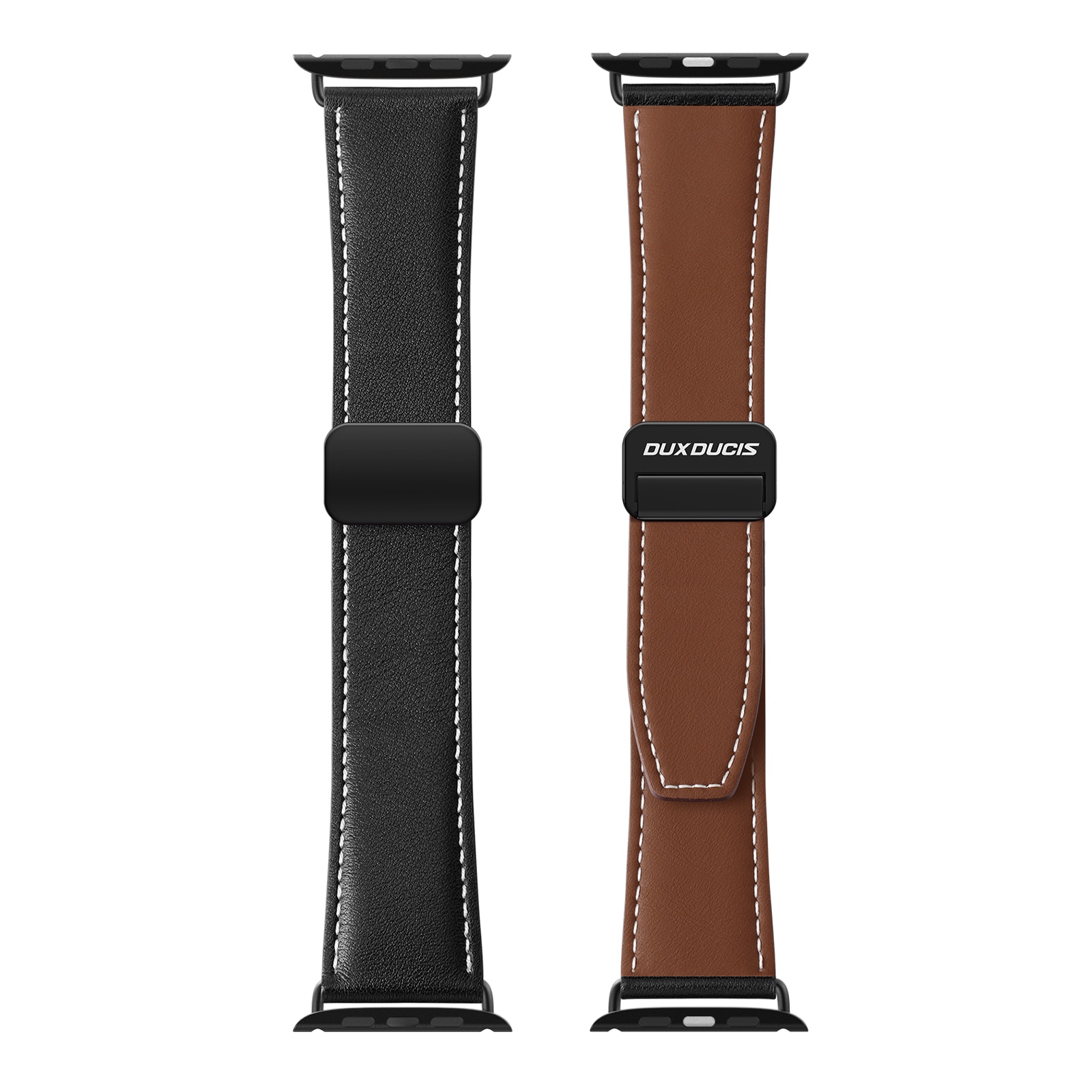 Nahkaranneke Apple Watch Series 11 42mm Musta