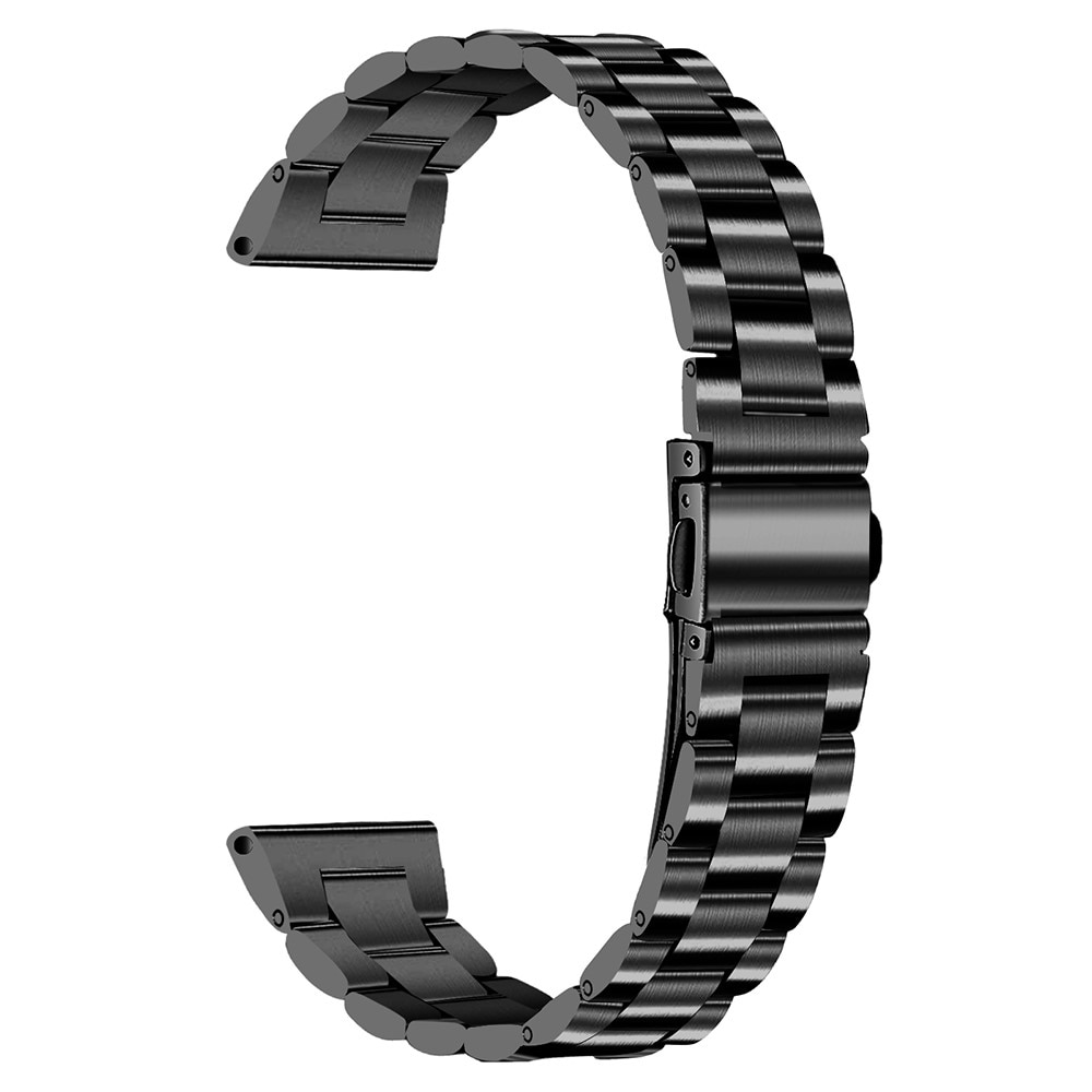 Slim Metalliranneke Garmin Vivomove Style musta