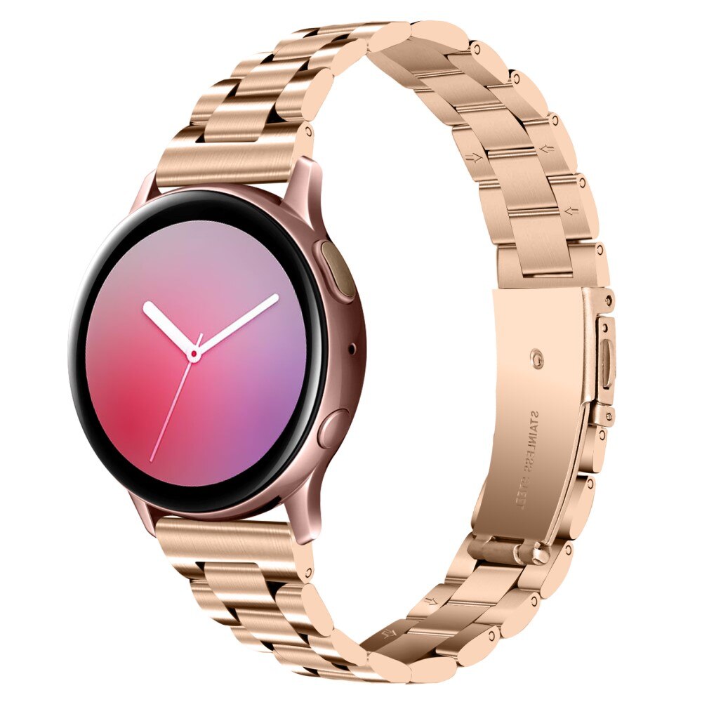 Slim Metalliranneke Amazfit GTS 4 Mini ruusukulta