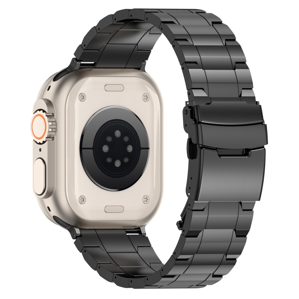 Elevate Titaaninen rannekoru Apple Watch 44mm musta