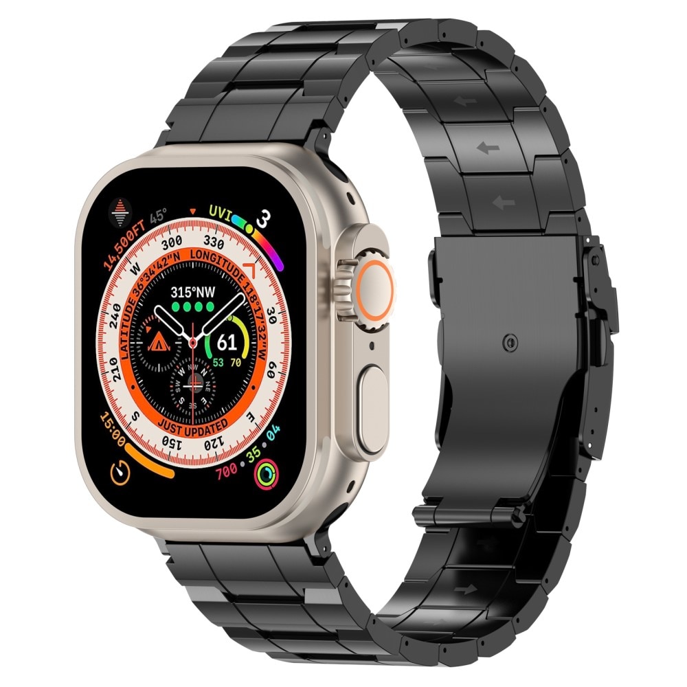 Elevate Titaaninen rannekoru Apple Watch 40mm musta