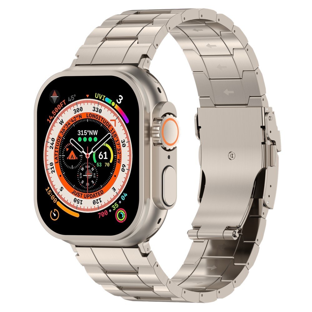 Elevate Titaaninen rannekoru Apple Watch 41mm Series 7 titan