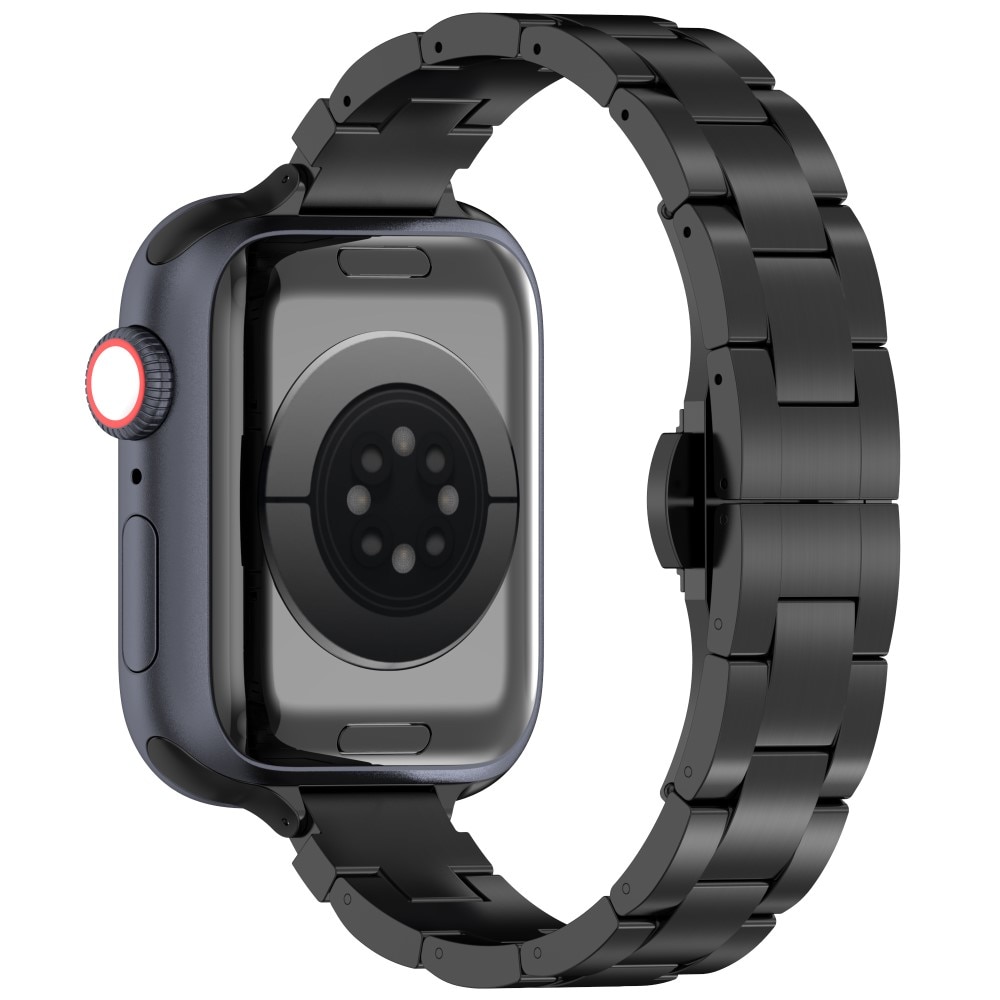 Slim Titaaninen rannekoru Apple Watch 38mm musta