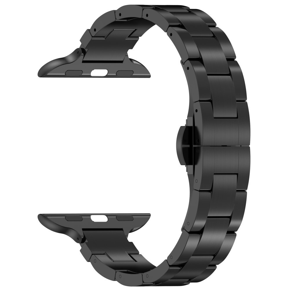 Slim Titaaninen rannekoru Apple Watch 41mm Series 7 musta