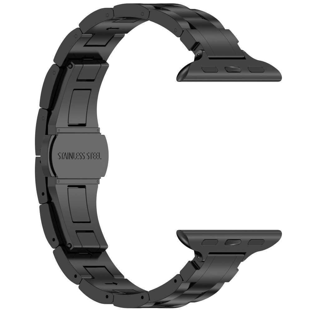 Slim Titaaninen rannekoru Apple Watch 41mm Series 7 musta