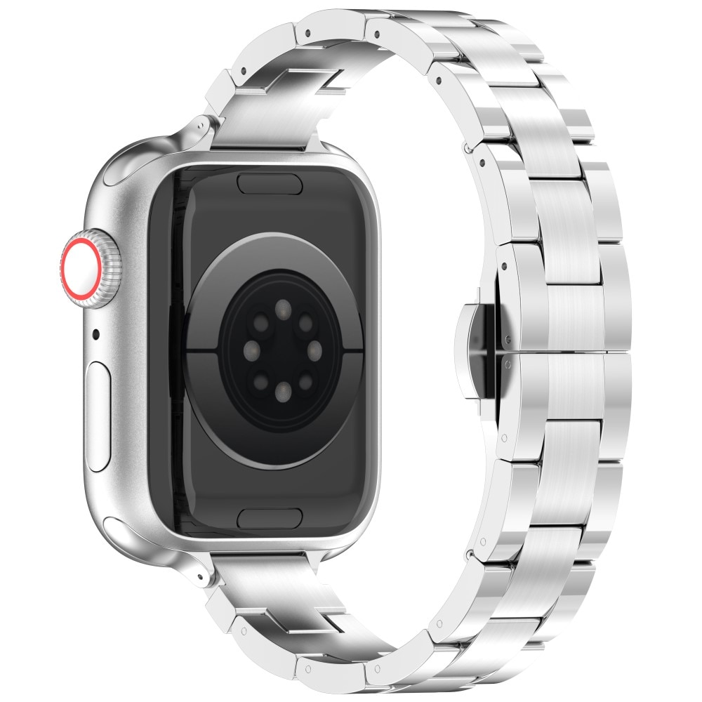 Slim Titaaninen rannekoru Apple Watch 40mm hopea