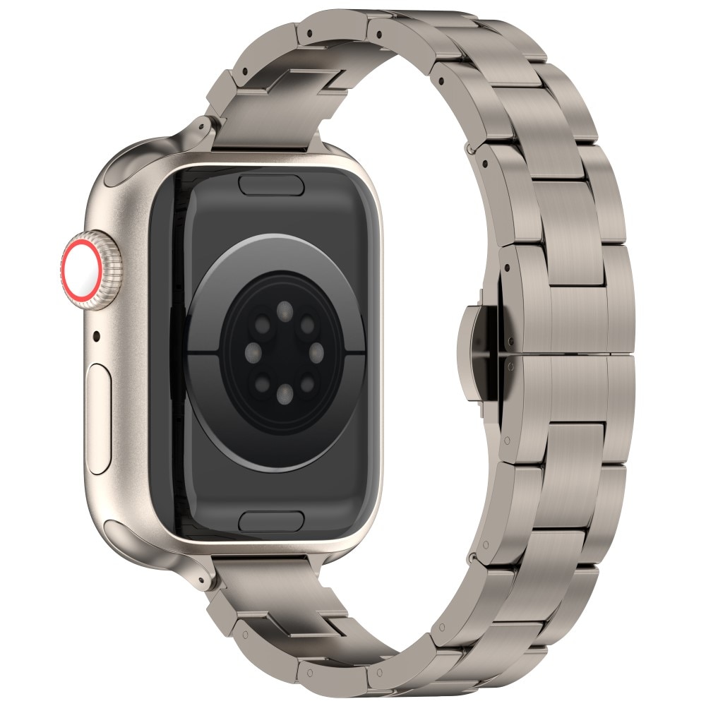 Slim Titaaninen rannekoru Apple Watch 41mm Series 9 titan