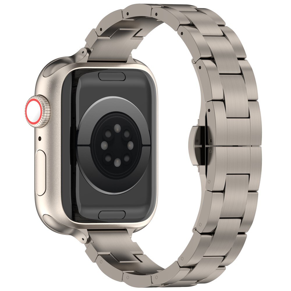 Slim Titaaninen rannekoru Apple Watch 45mm Series 9 titan