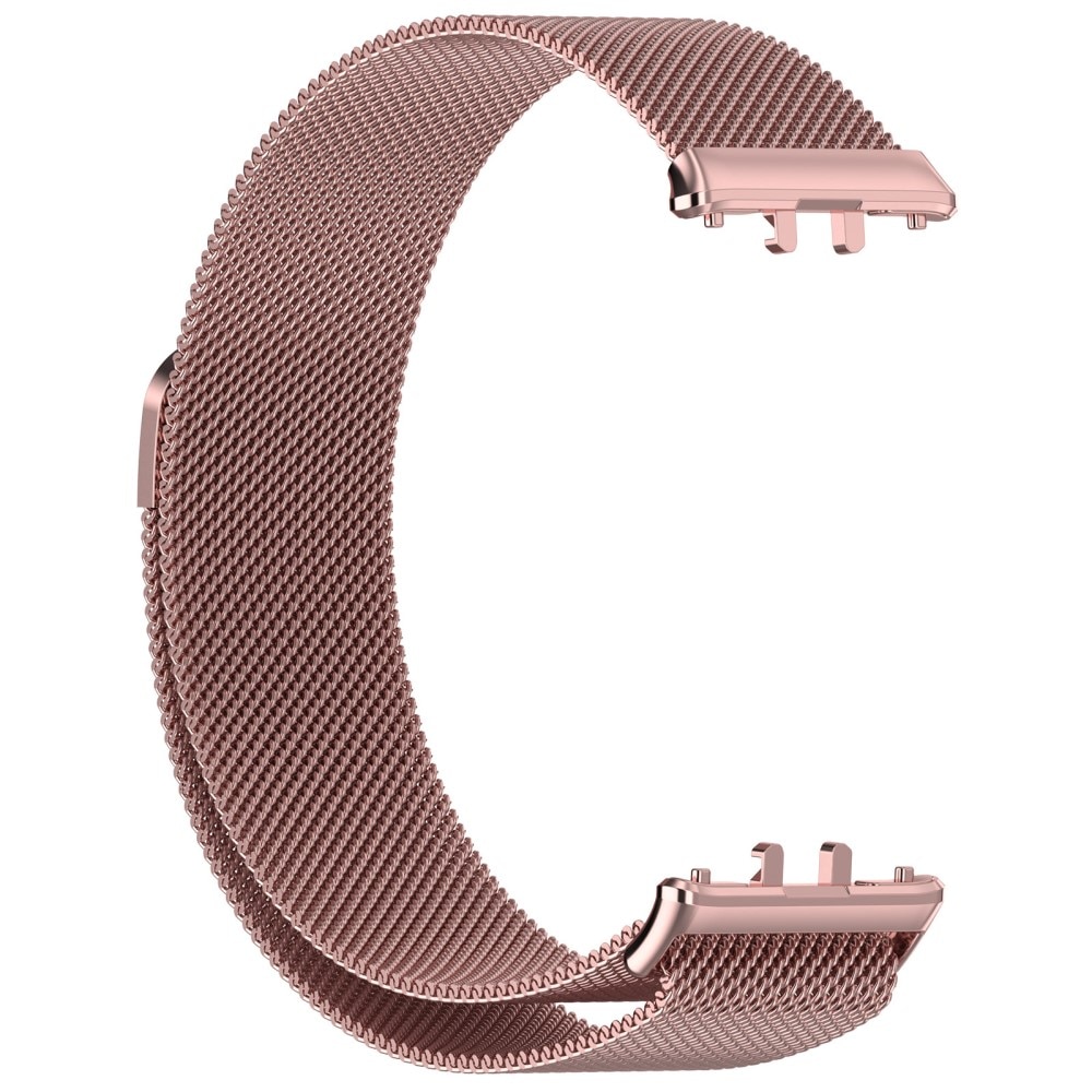 Ranneke Milanese Samsung Galaxy Fit 3 Vaaleanpunainen kulta