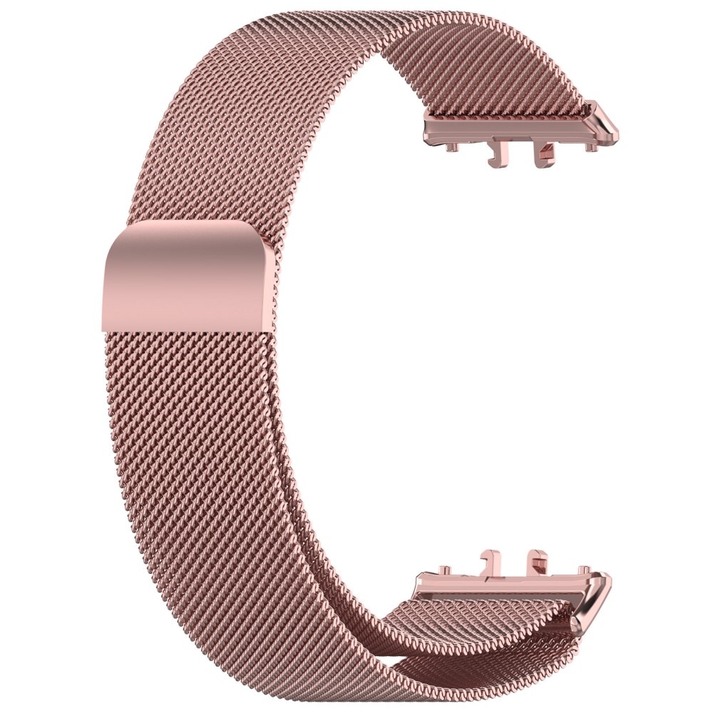 Ranneke Milanese Samsung Galaxy Fit 3 Vaaleanpunainen kulta