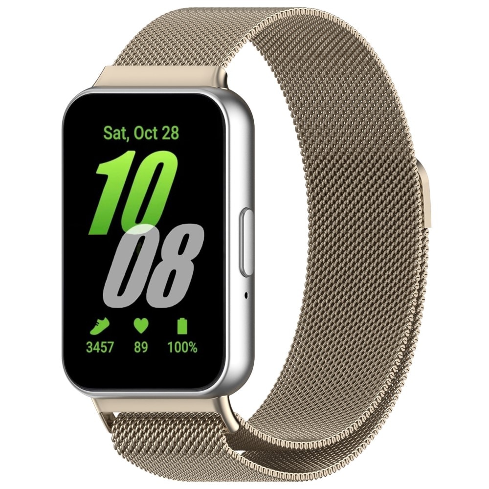 Ranneke Milanese Samsung Galaxy Fit 3 Samppanja kulta
