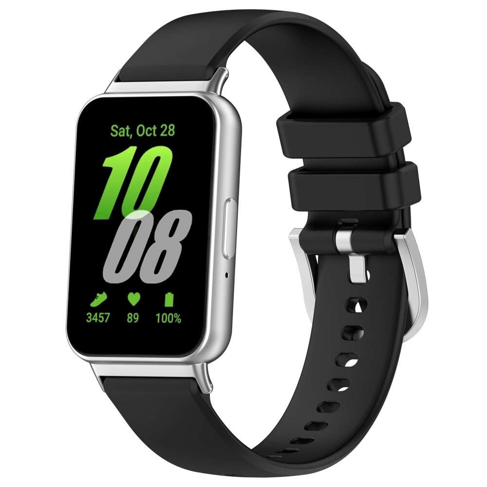 Silikoniranneke Samsung Galaxy Fit 3 musta