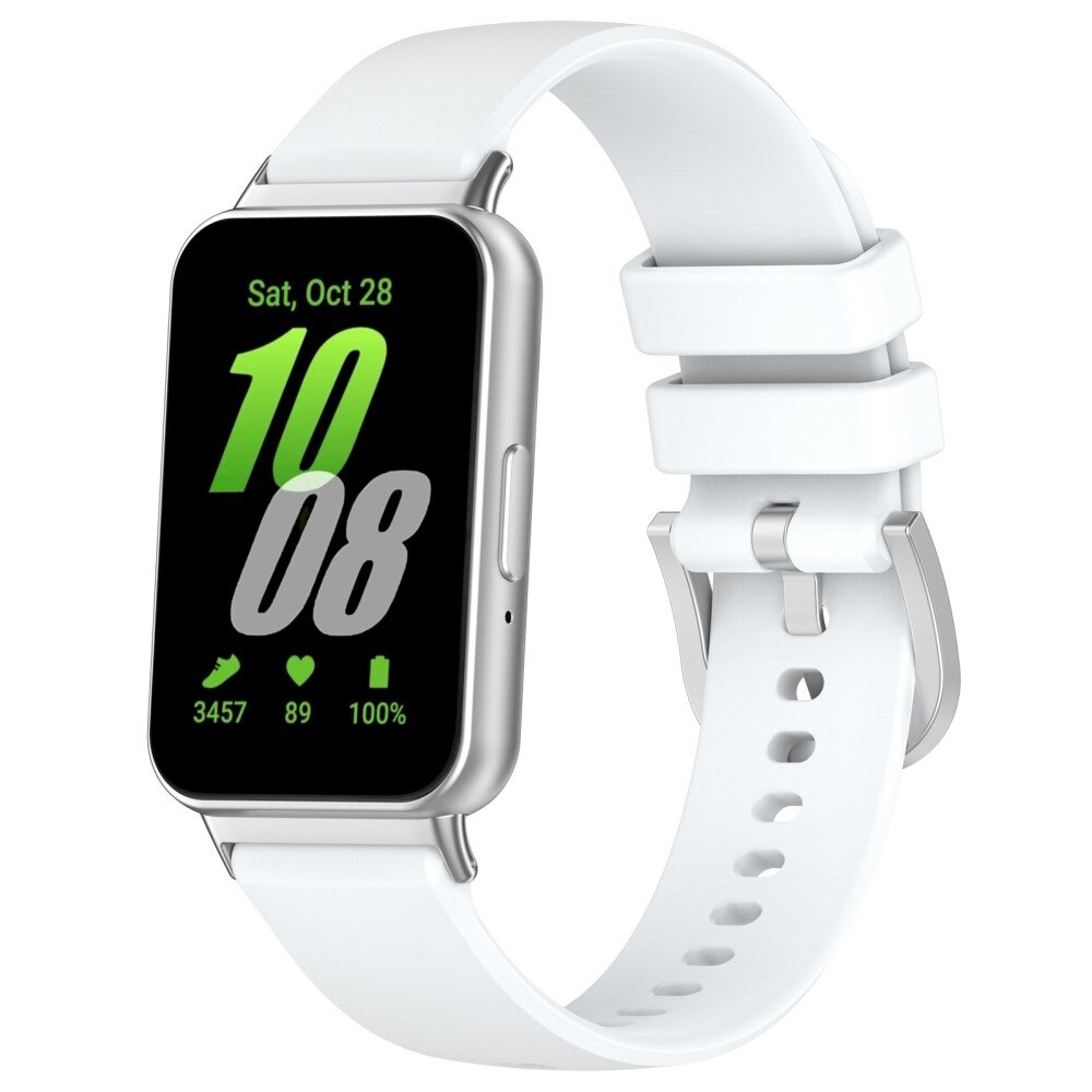 Silikoniranneke Samsung Galaxy Fit 3 valkoinen