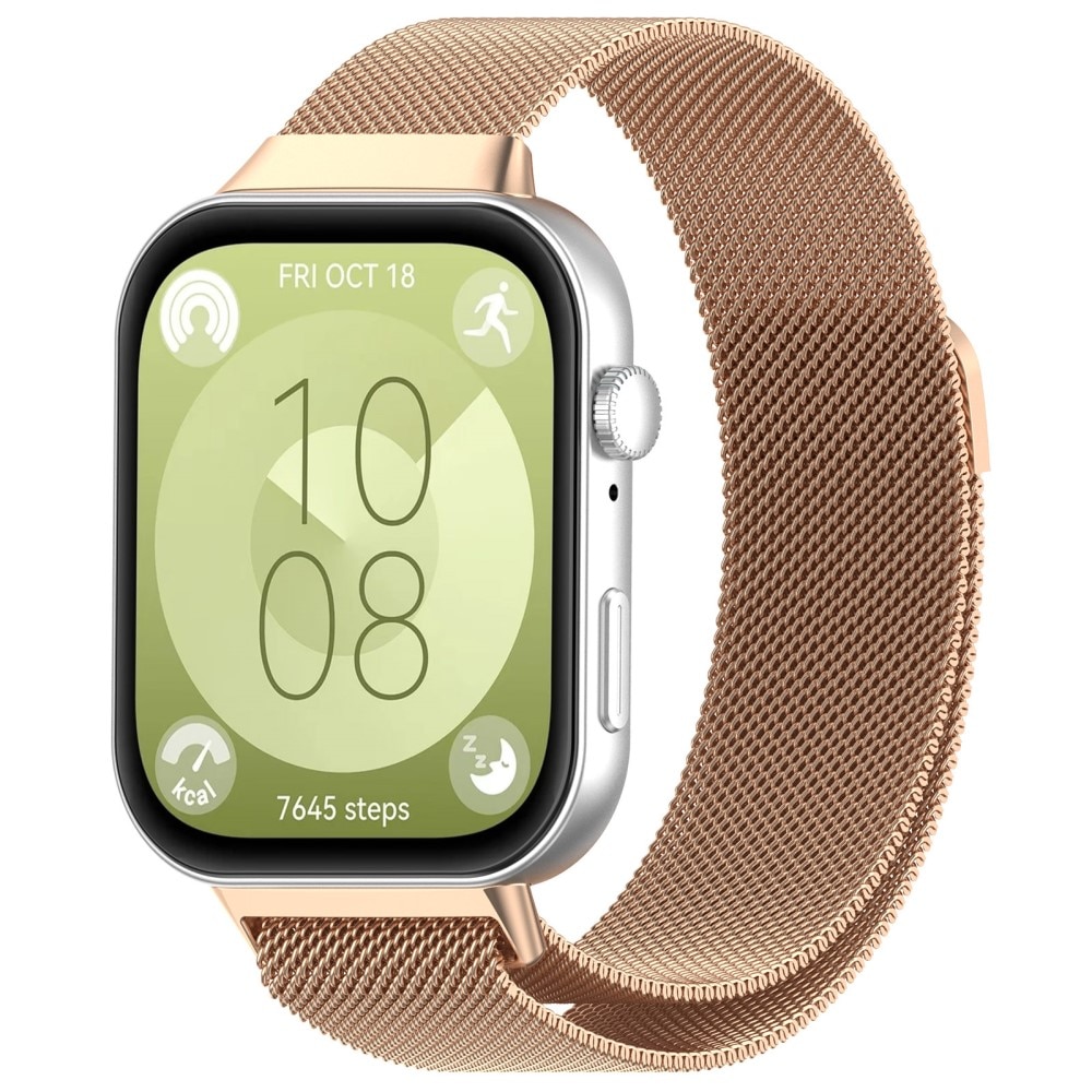 Ranneke Milanese Huawei Watch Fit 4 Ruusukulta