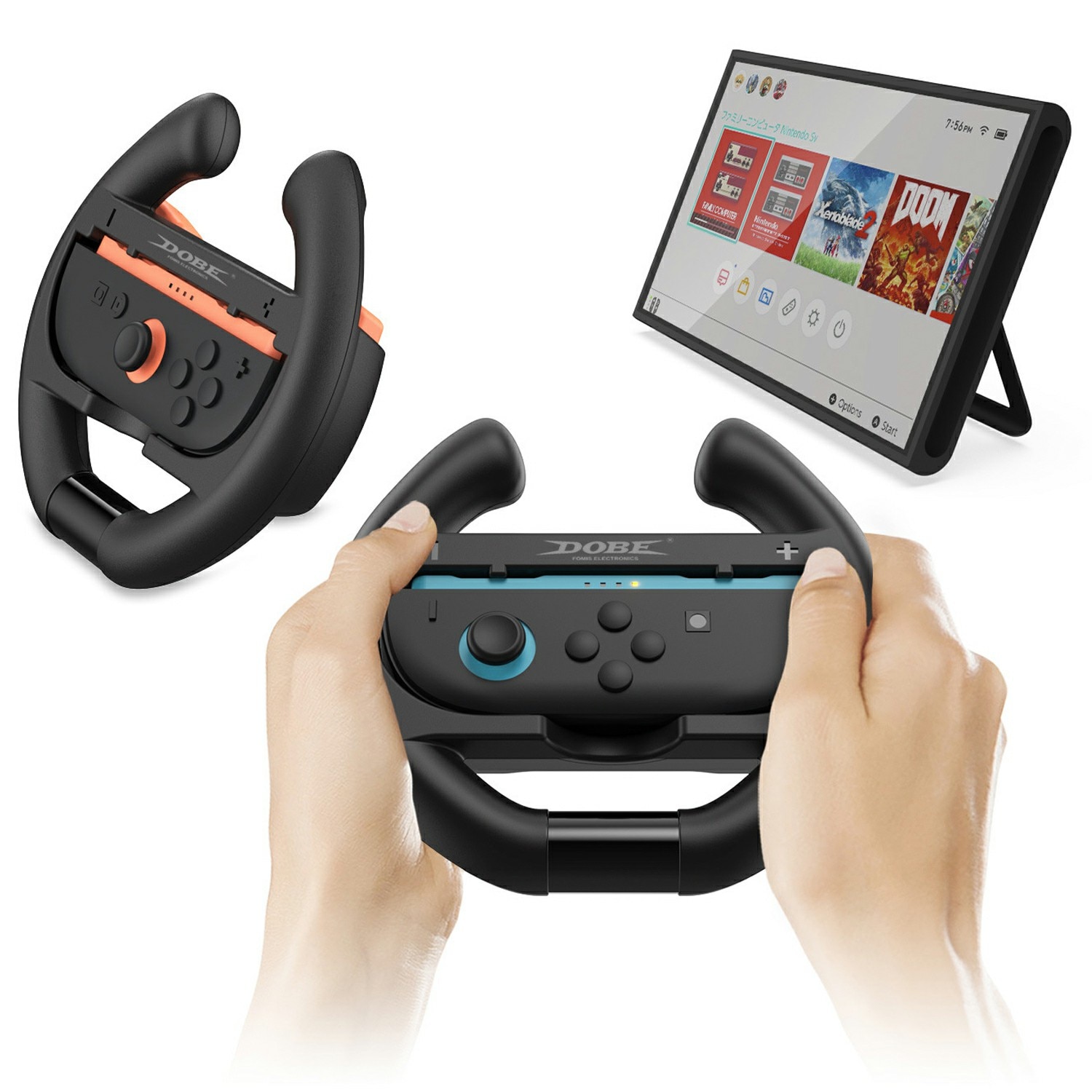 Rattiohjain Joy-Conille Nintendo Switch 2 Musta