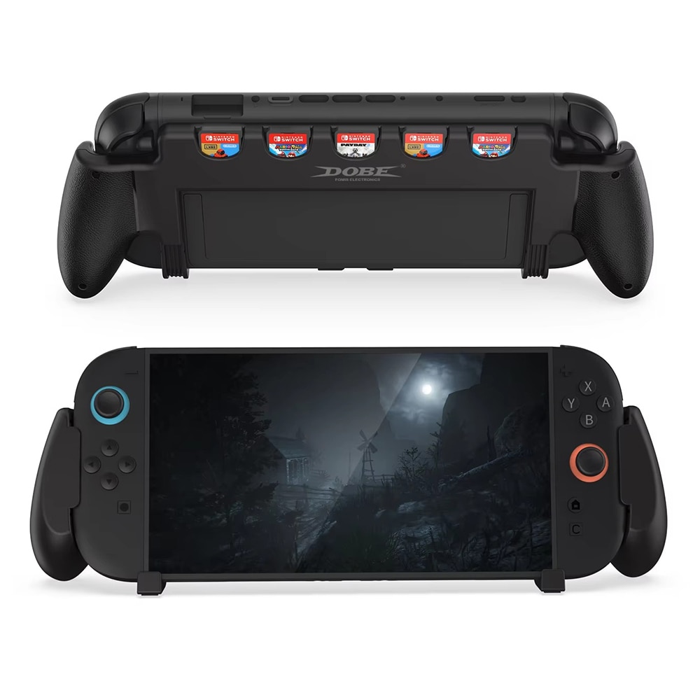 Kahva pelikorttisäilytyksellä Nintendo Switch 2 Musta