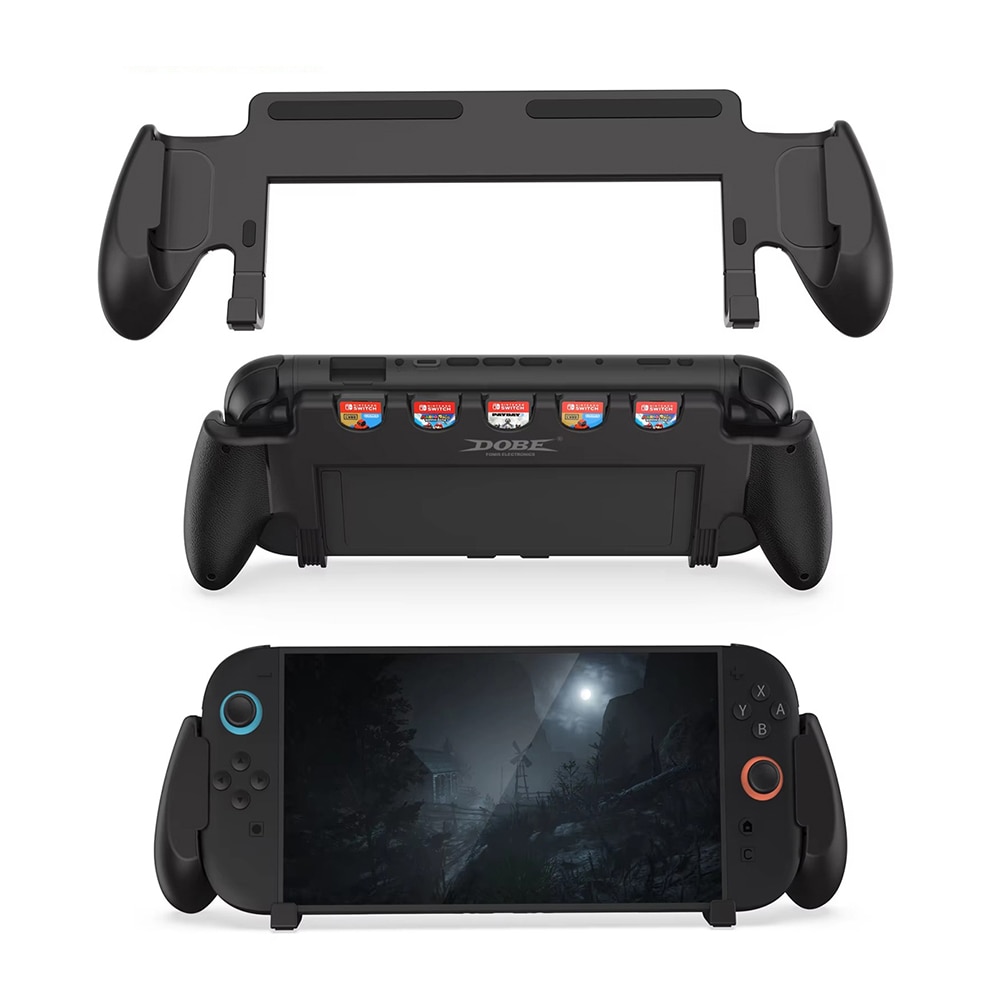 Kahva pelikorttisäilytyksellä Nintendo Switch 2 Musta