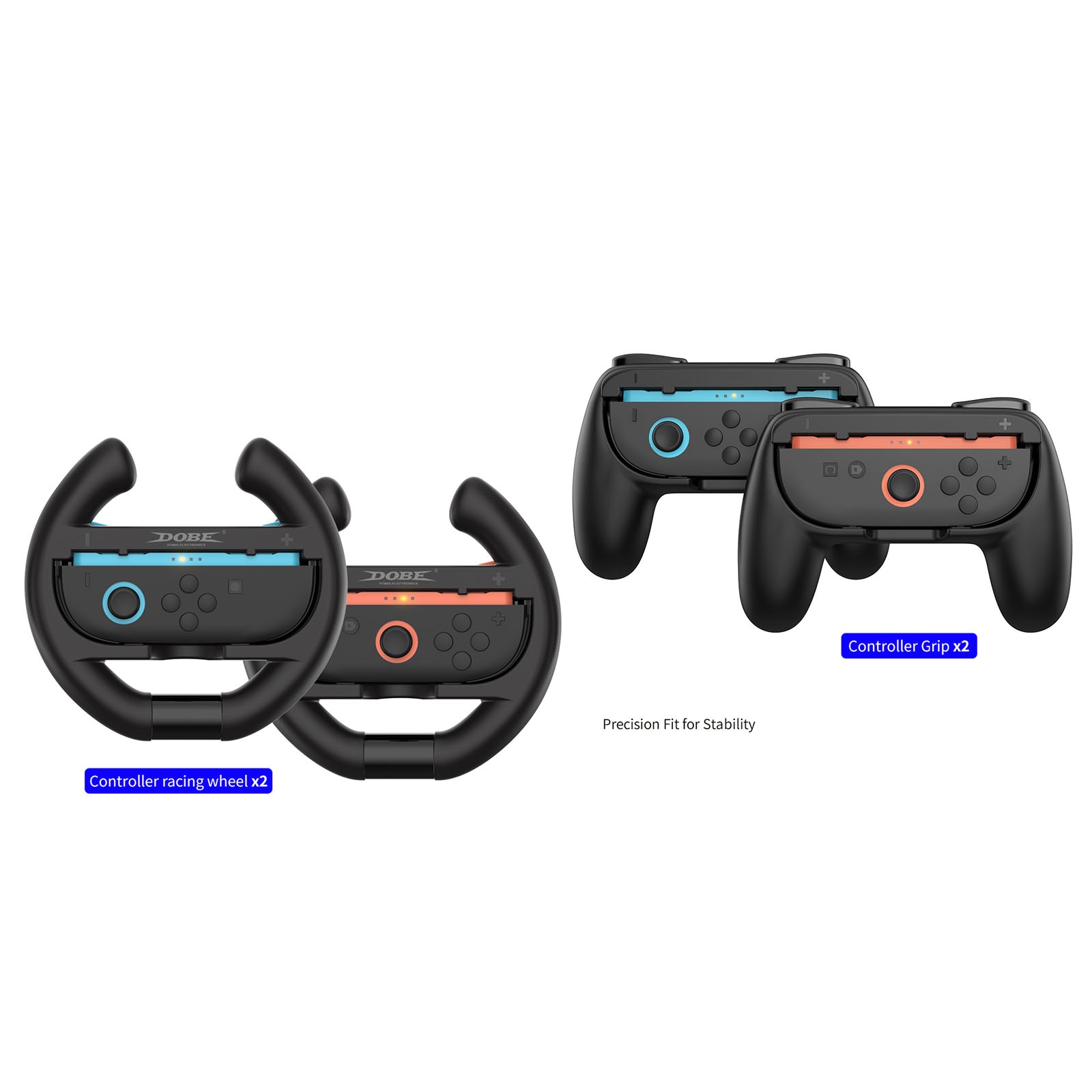 Ratit ja ohjaimet Joy-Conille Nintendo Switch 2 Musta
