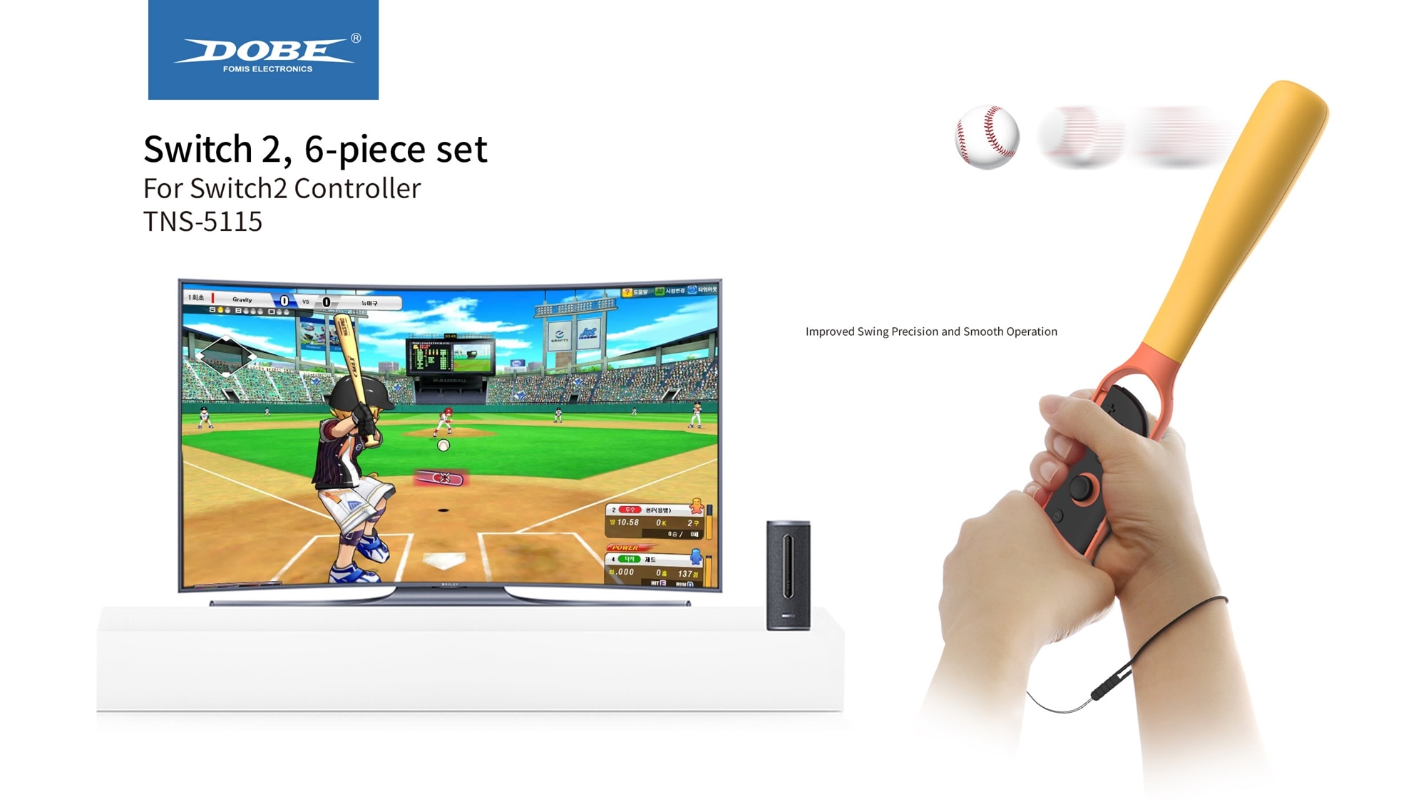 6-pack Urheilutarvikkeet Joy-Conille Nintendo Switch 2 Sininen/Punainen