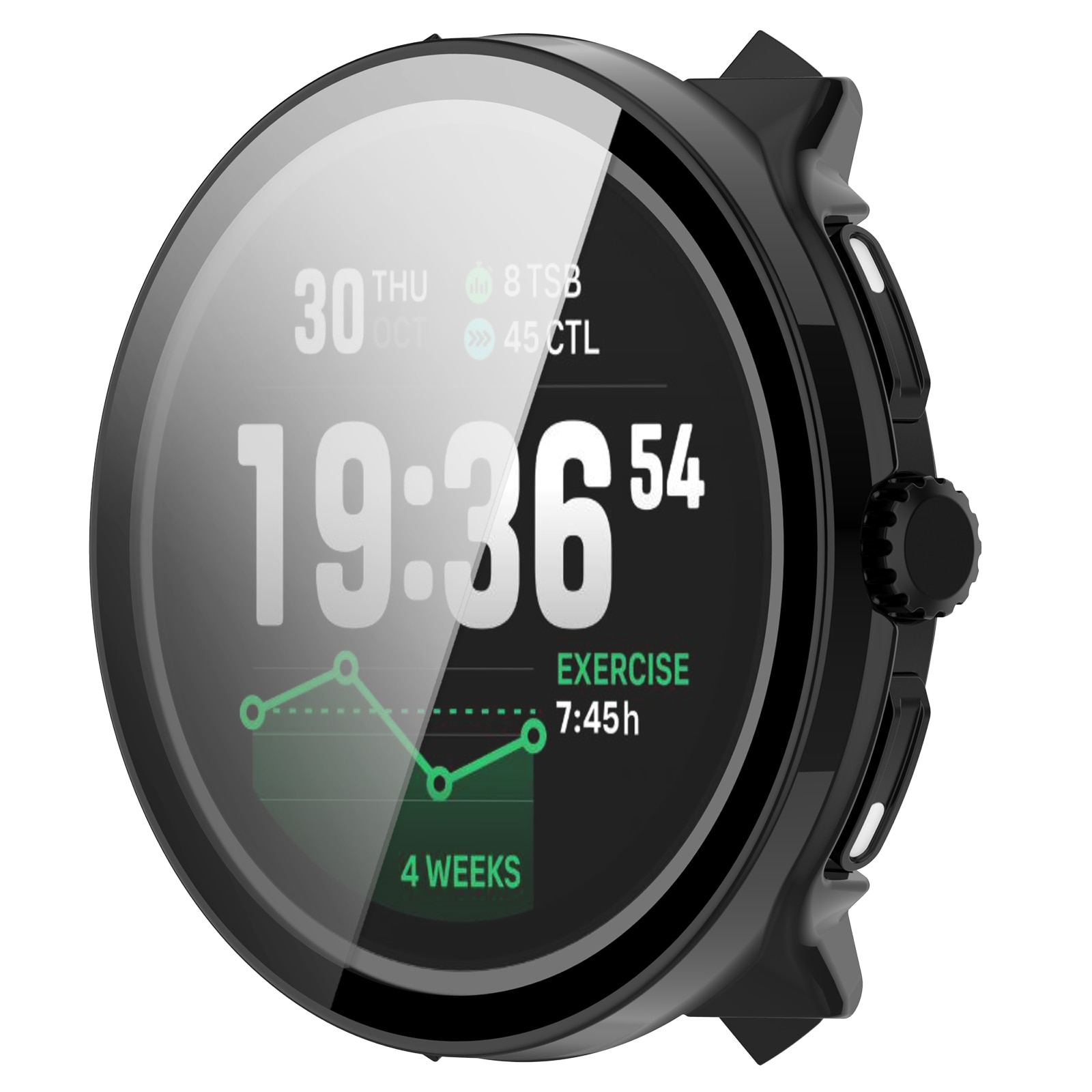 Full Cover Case Suunto Race 2 Musta