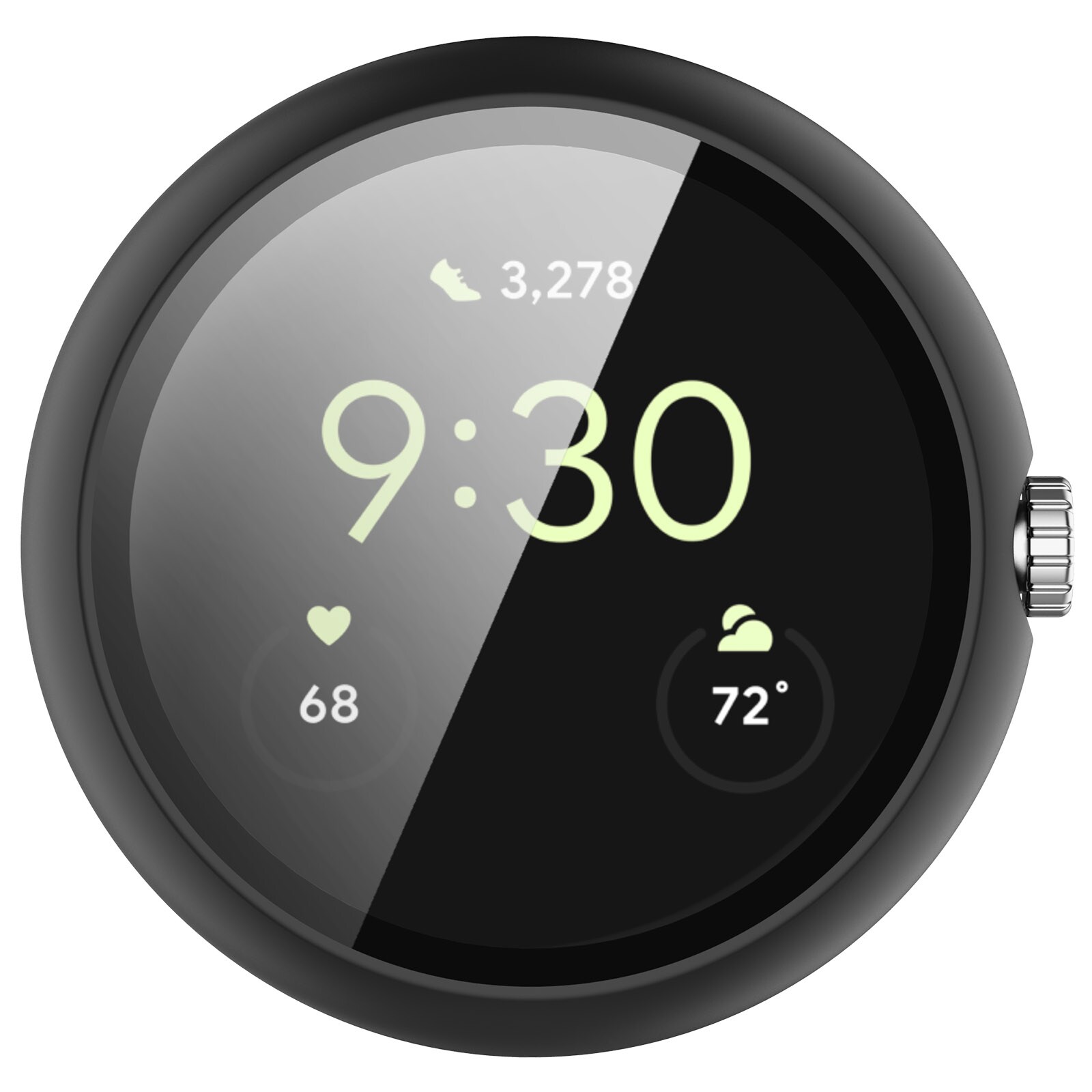 Full Cover Case Google Pixel Watch 4 41mm Musta