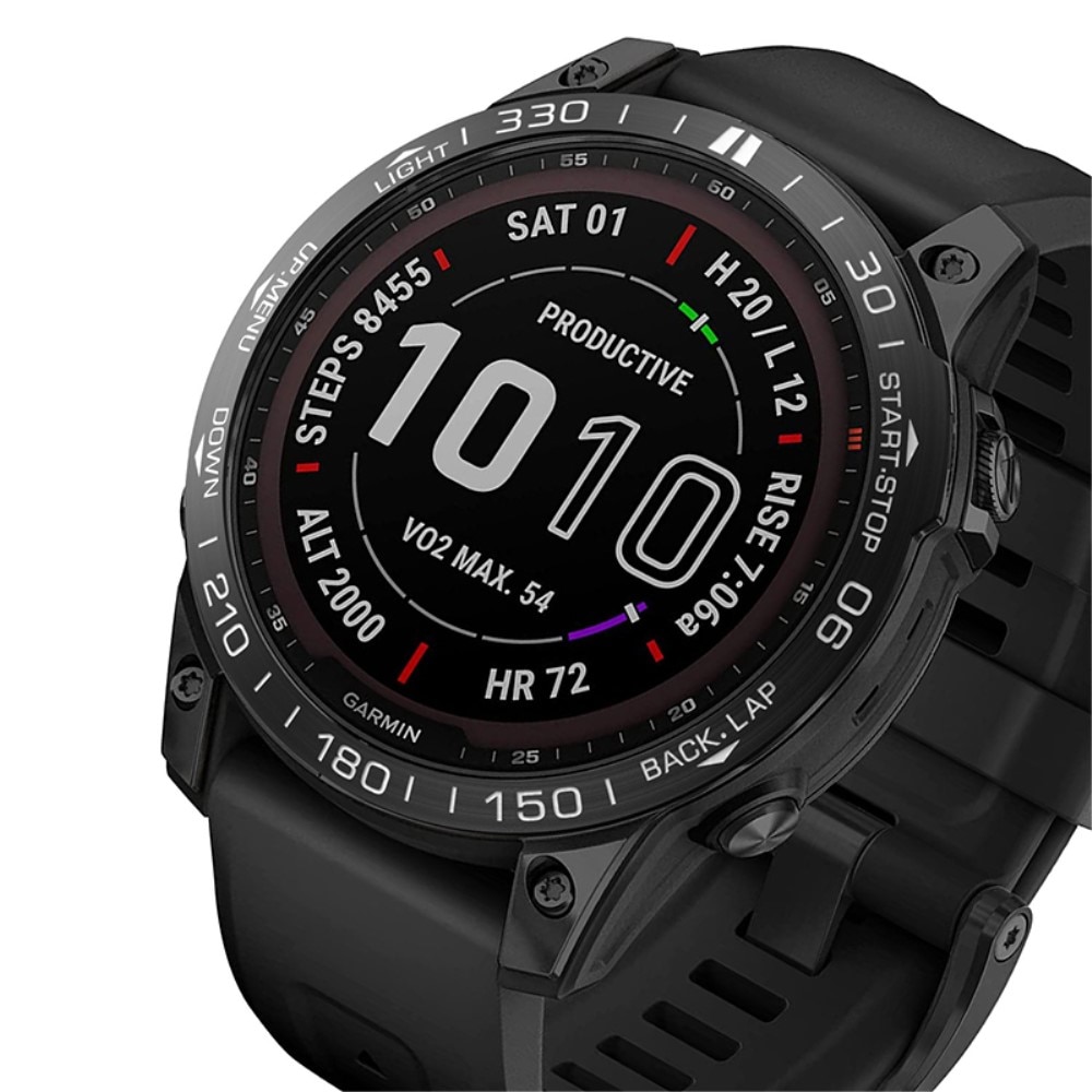 Kehys Ring Garmin Fenix 7 Pro musta