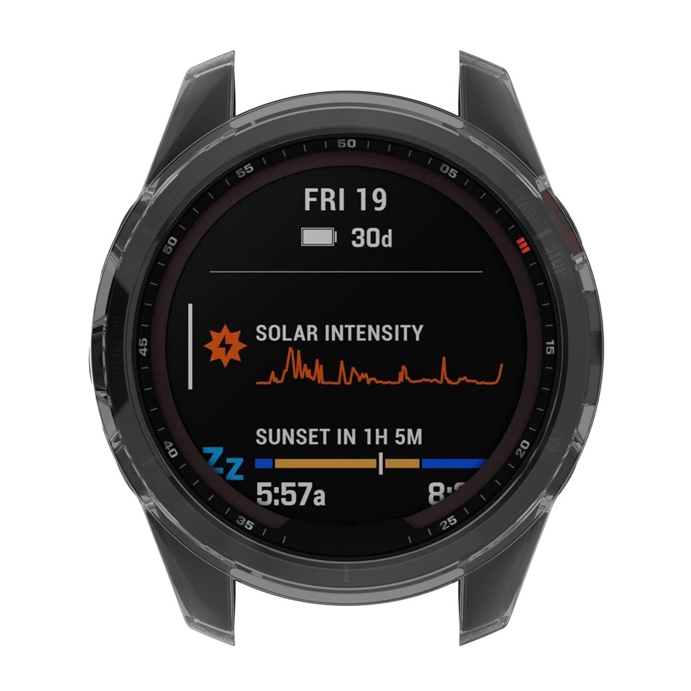 Kuori Garmin Fenix 7S Pro musta