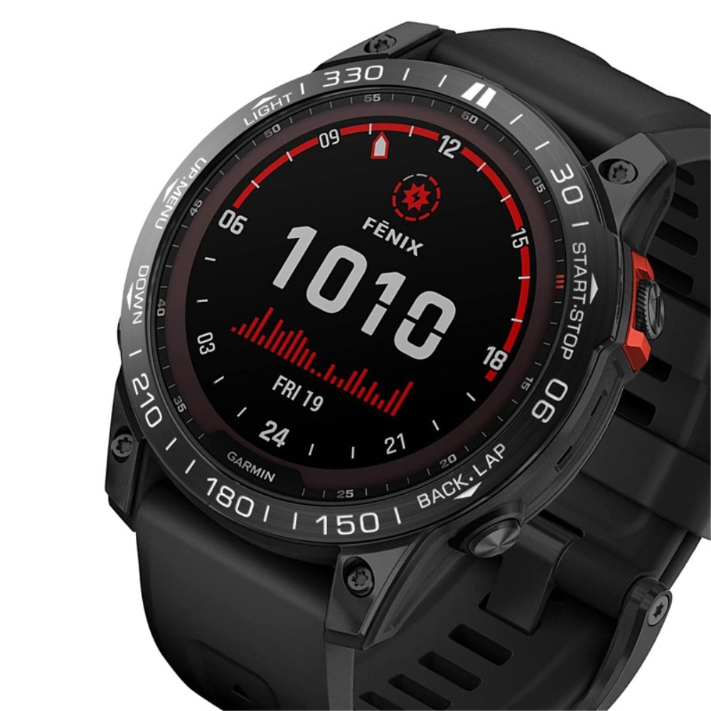 Kehys Ring Garmin Fenix 7X Pro musta