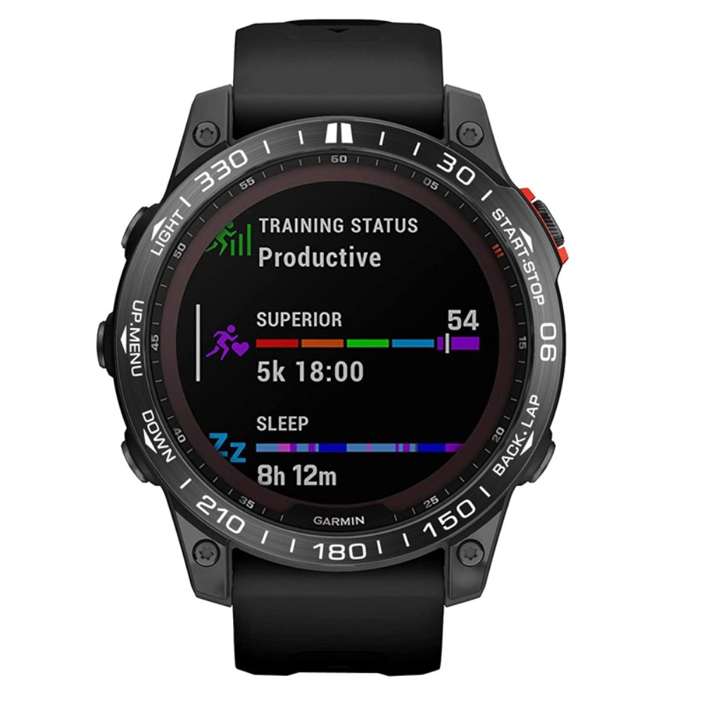 Kehys Ring Garmin Fenix 7X musta