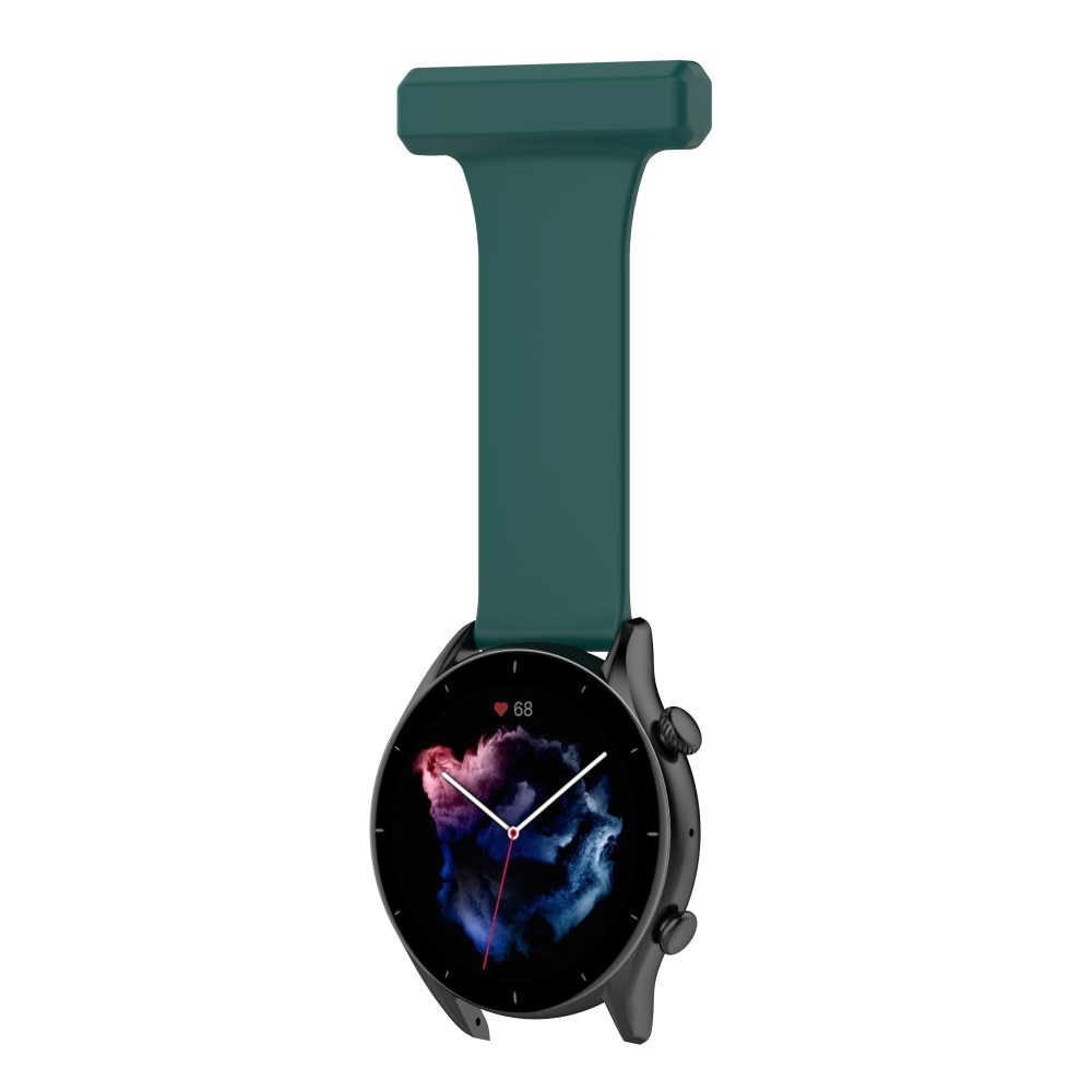 Samsung Galaxy Watch 46mm/45 mm hoitajan kello hihna tummanvihreä