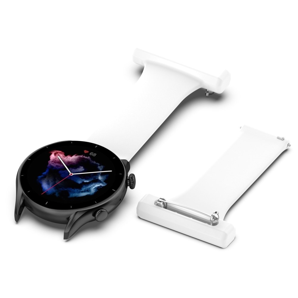 Samsung Galaxy Watch 46mm/45 mm hoitajan kello hihna valkoinen