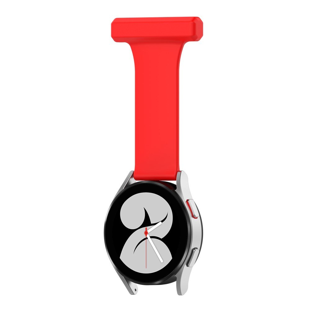 Samsung Galaxy Watch 4 40/42/44/46 mm hoitajan kello hihna punainen