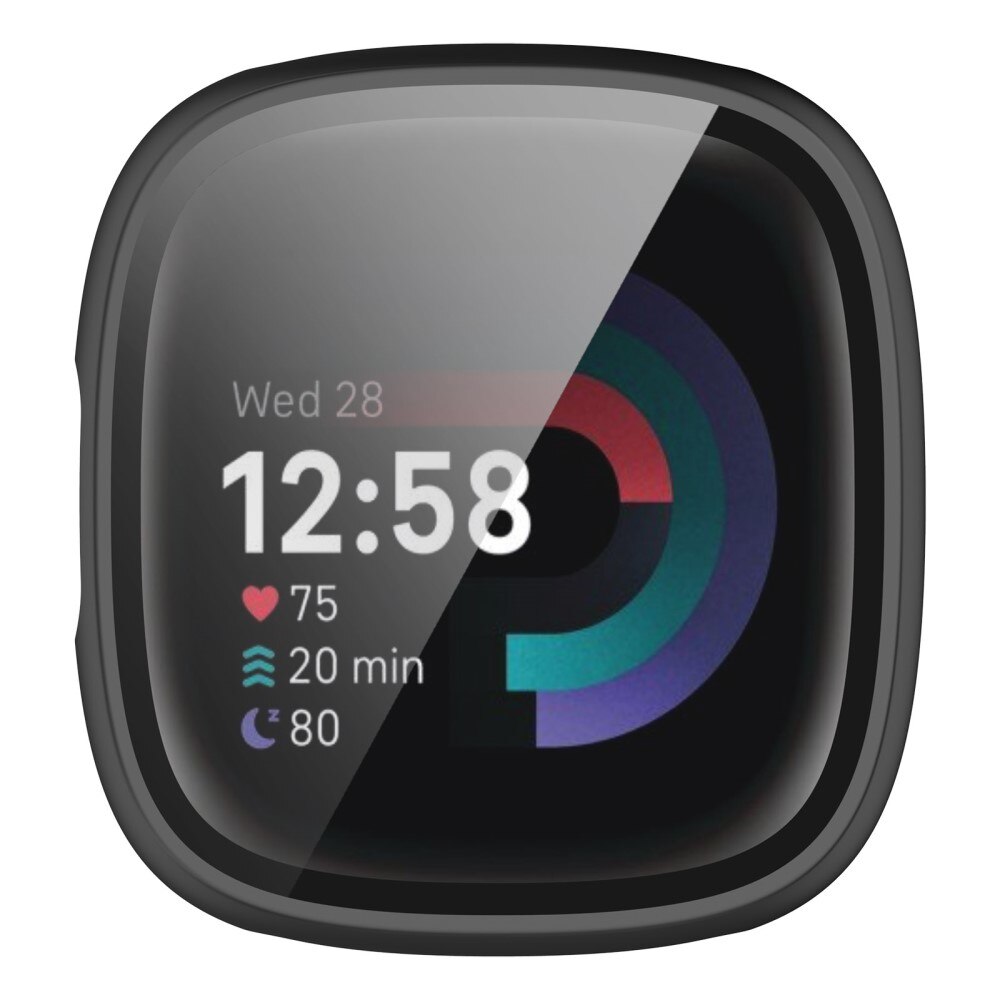 Full Cover Case Fitbit Versa 4 Black