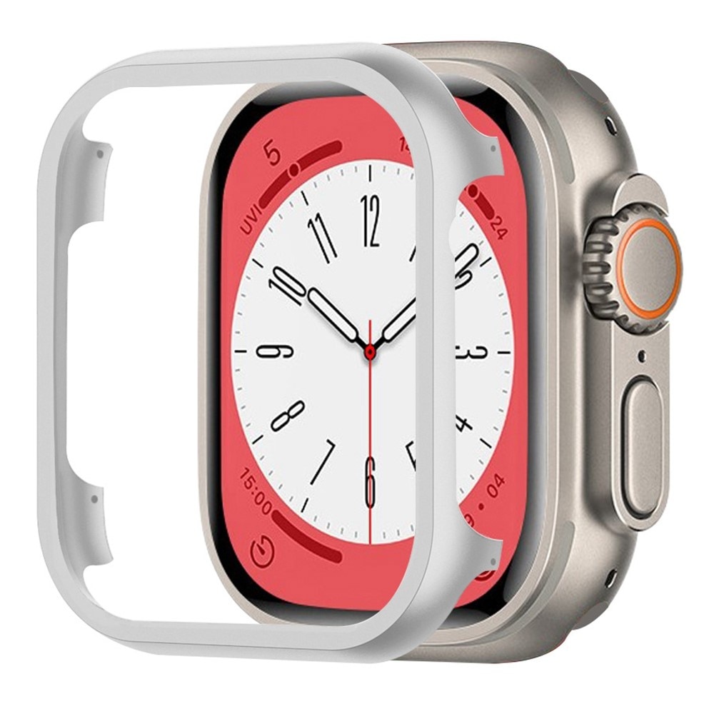 Apple Watch Ultra 49mm Suojakehys hopea
