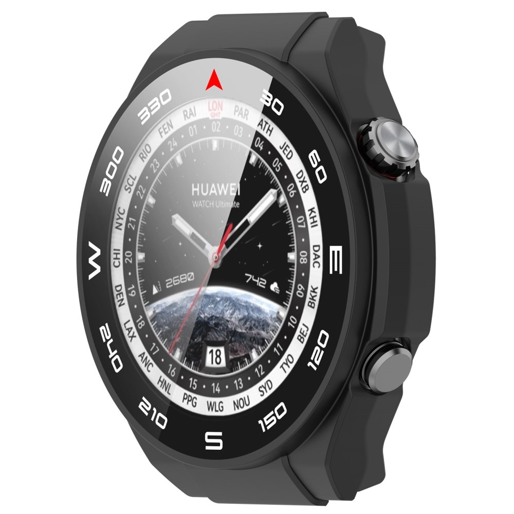 Full Cover Case Huawei Watch Ultimate musta
