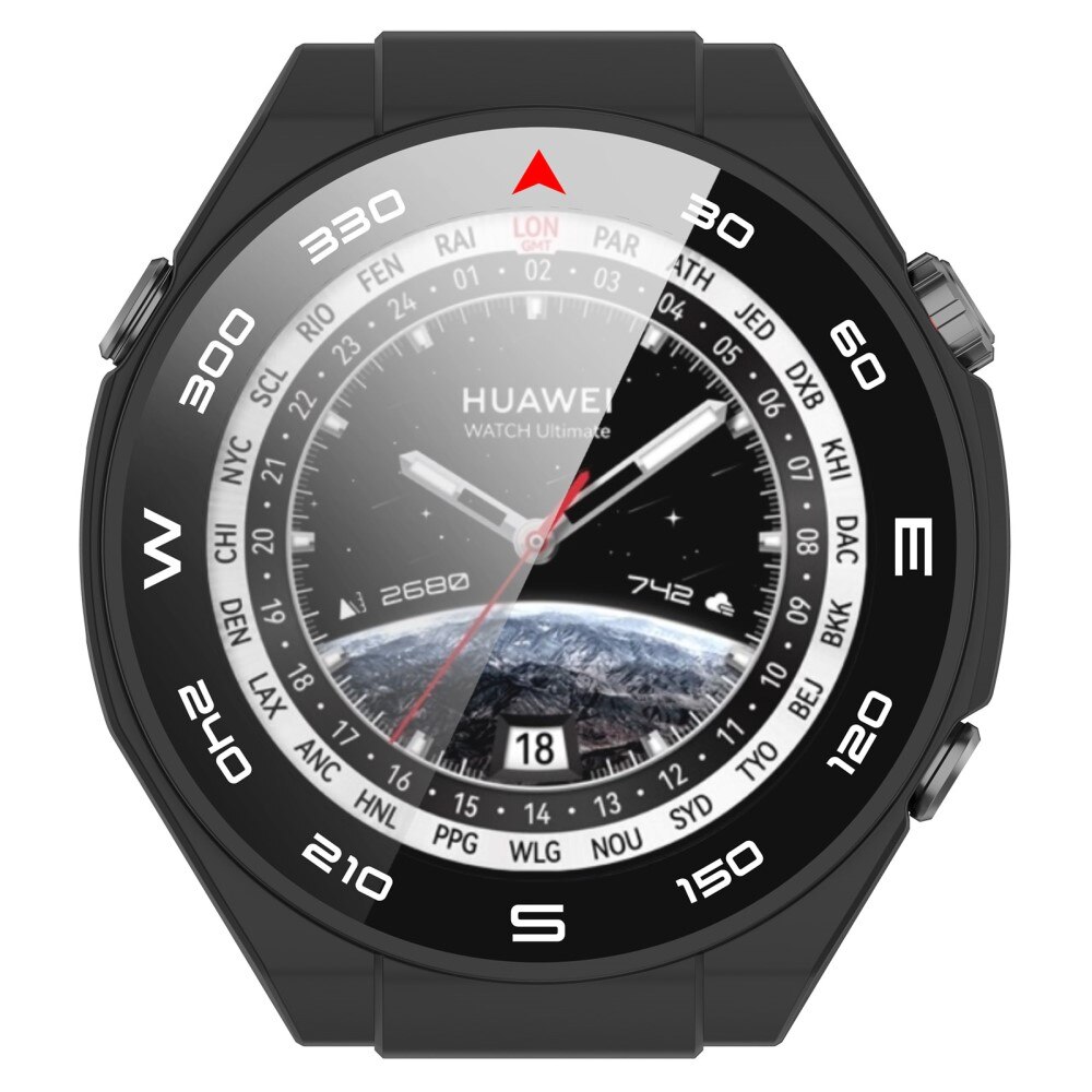 Full Cover Case Huawei Watch Ultimate musta