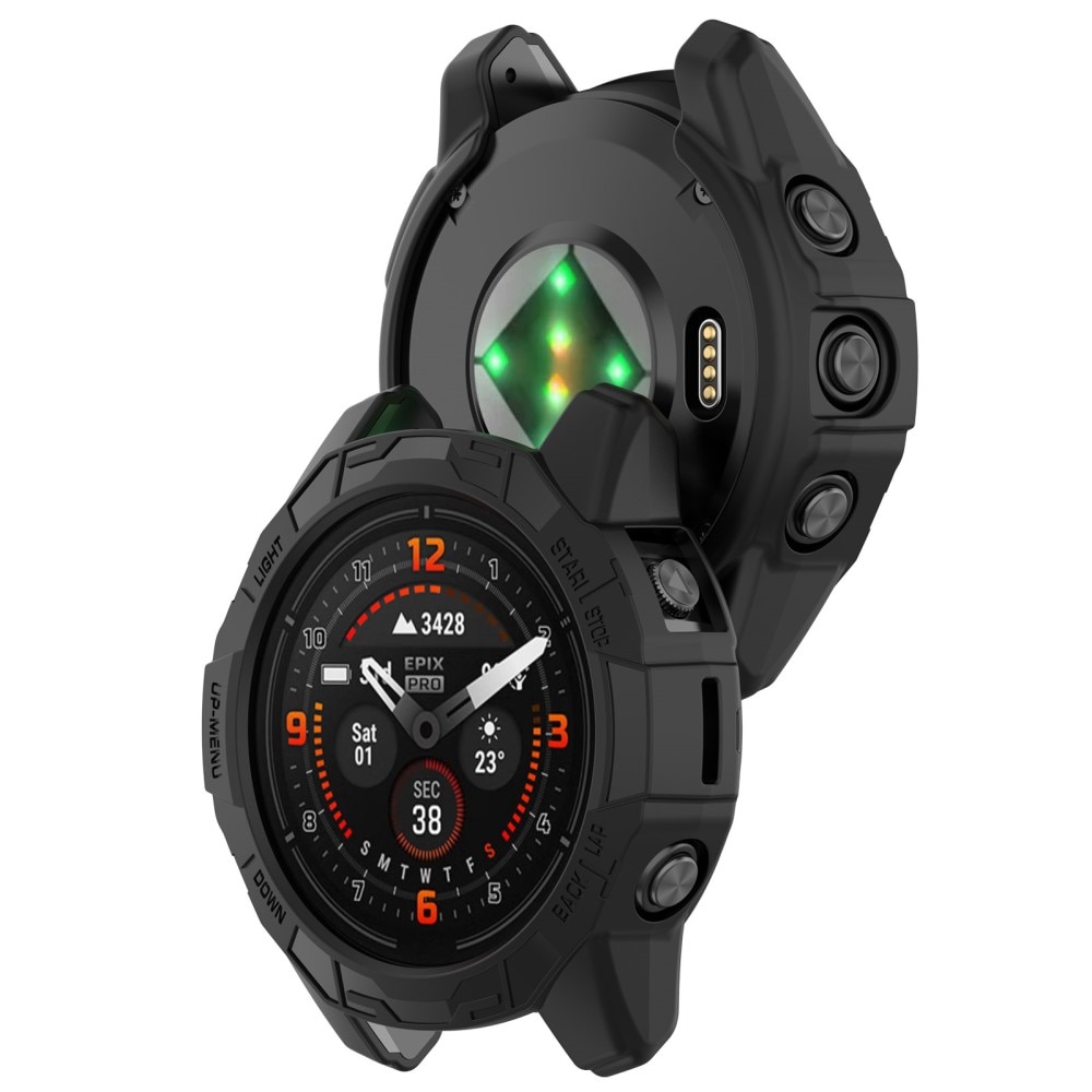 TPU Kuori Garmin Epix Pro 42mm Gen 2 musta