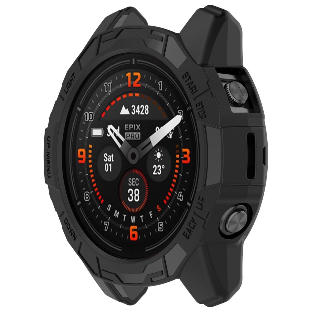 TPU Kuori Garmin Epix Pro 47mm Gen 2 musta